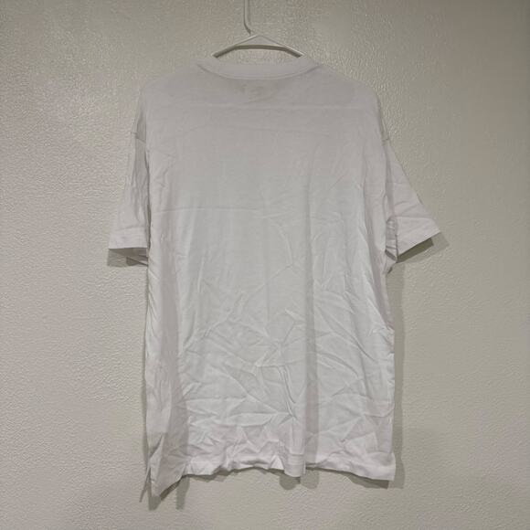 NWT Madewell Garment Dyed Oversized Pocket Tee Shirt Basic Eyelet White Size XS - Picture 4 of 7